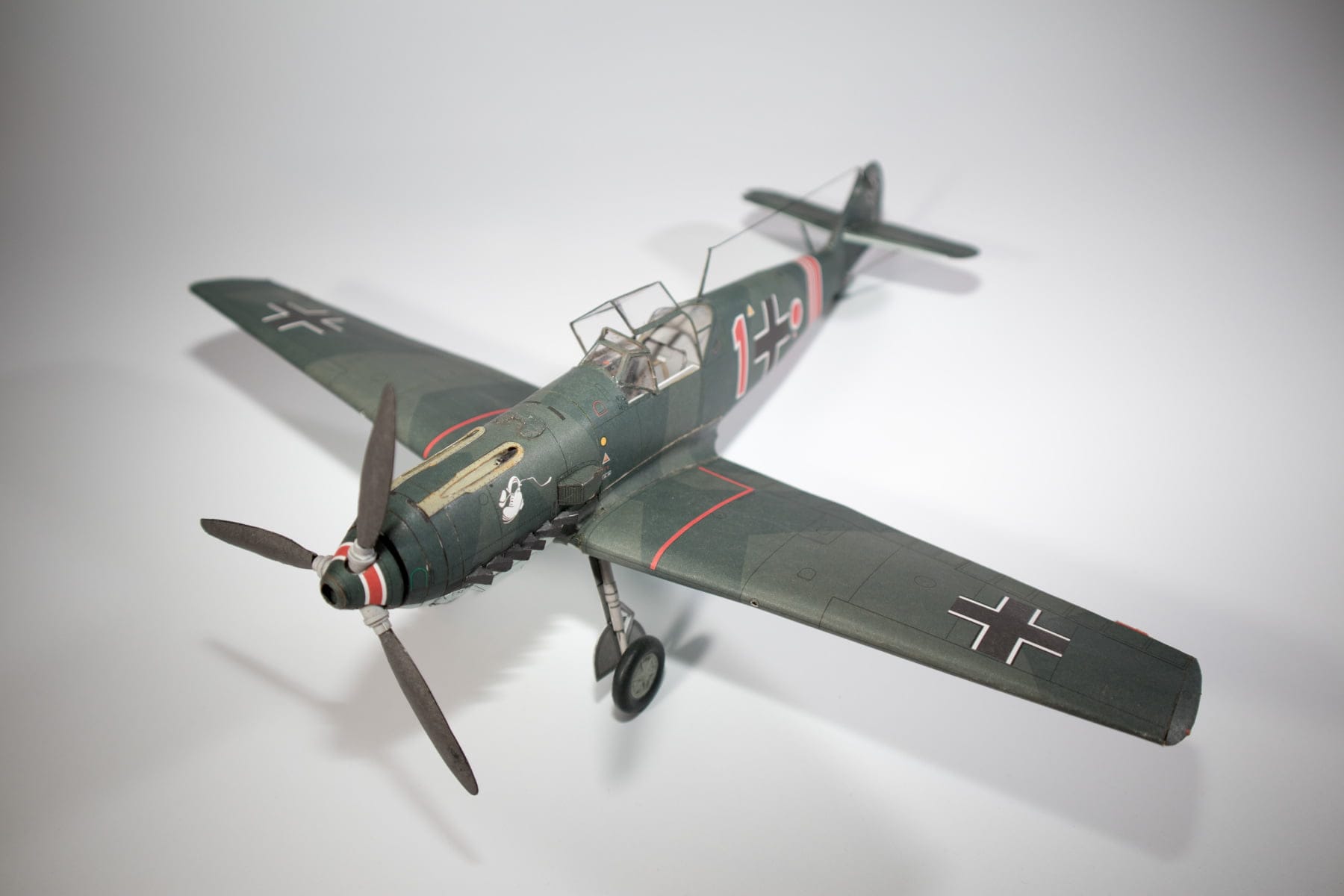 Messerschmitt Bf-109 E1 - projekt majówkowy