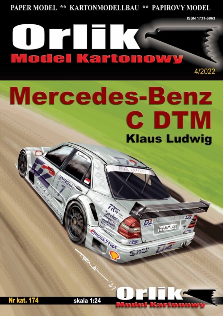 Mercedes Benz C DTM Klaus Ludwig Orlik 2